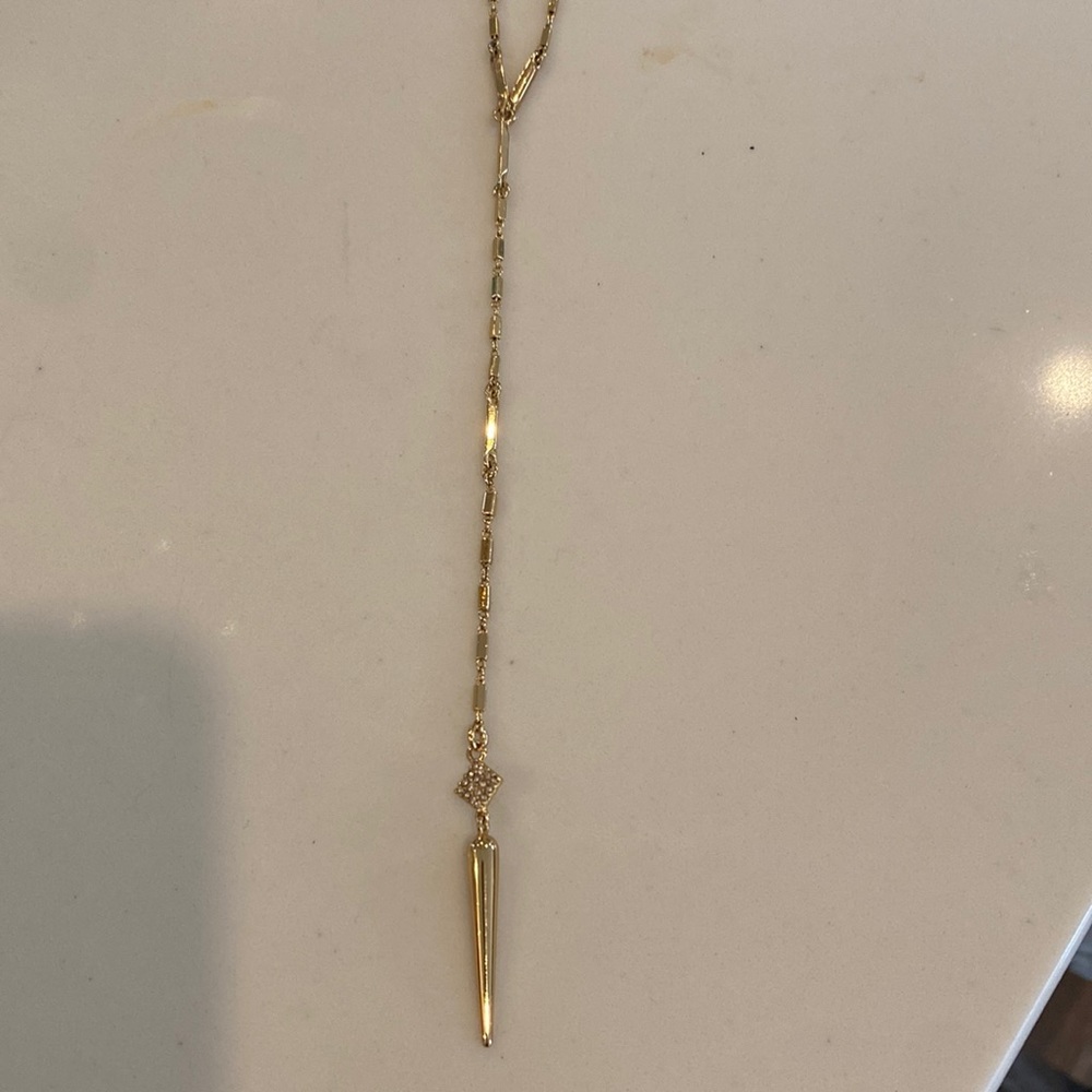 Stella and dot gold necklace